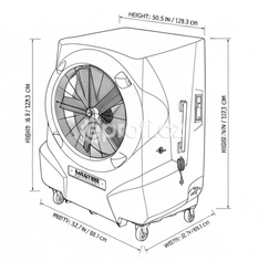 Průmyslový ochlazovač vzduchu Master BC 341