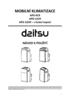 návod mobilní klima Daitsu APD 9, 12 CR_2014