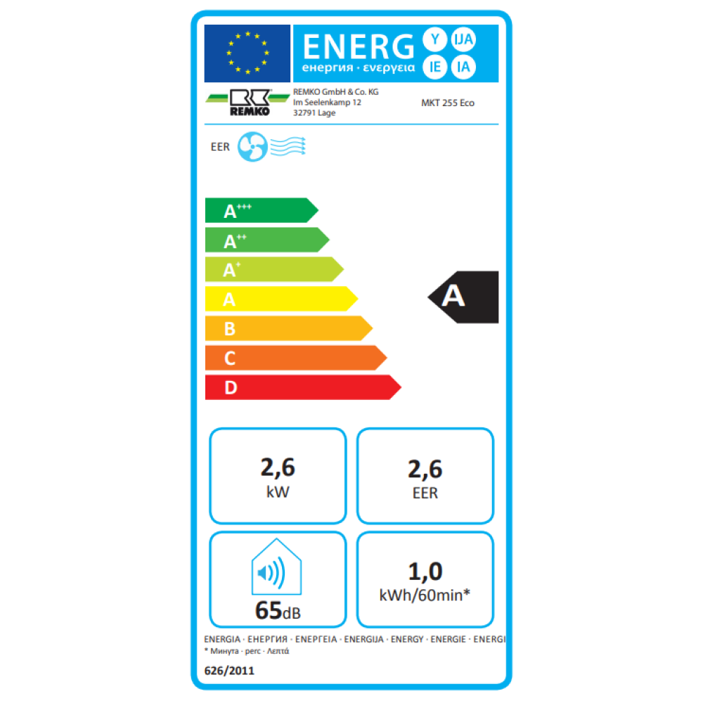 REMKO MKT 255 Eco S