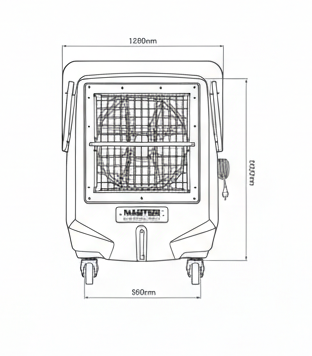 Průmyslový ochlazovač vzduchu MASTER BC 121